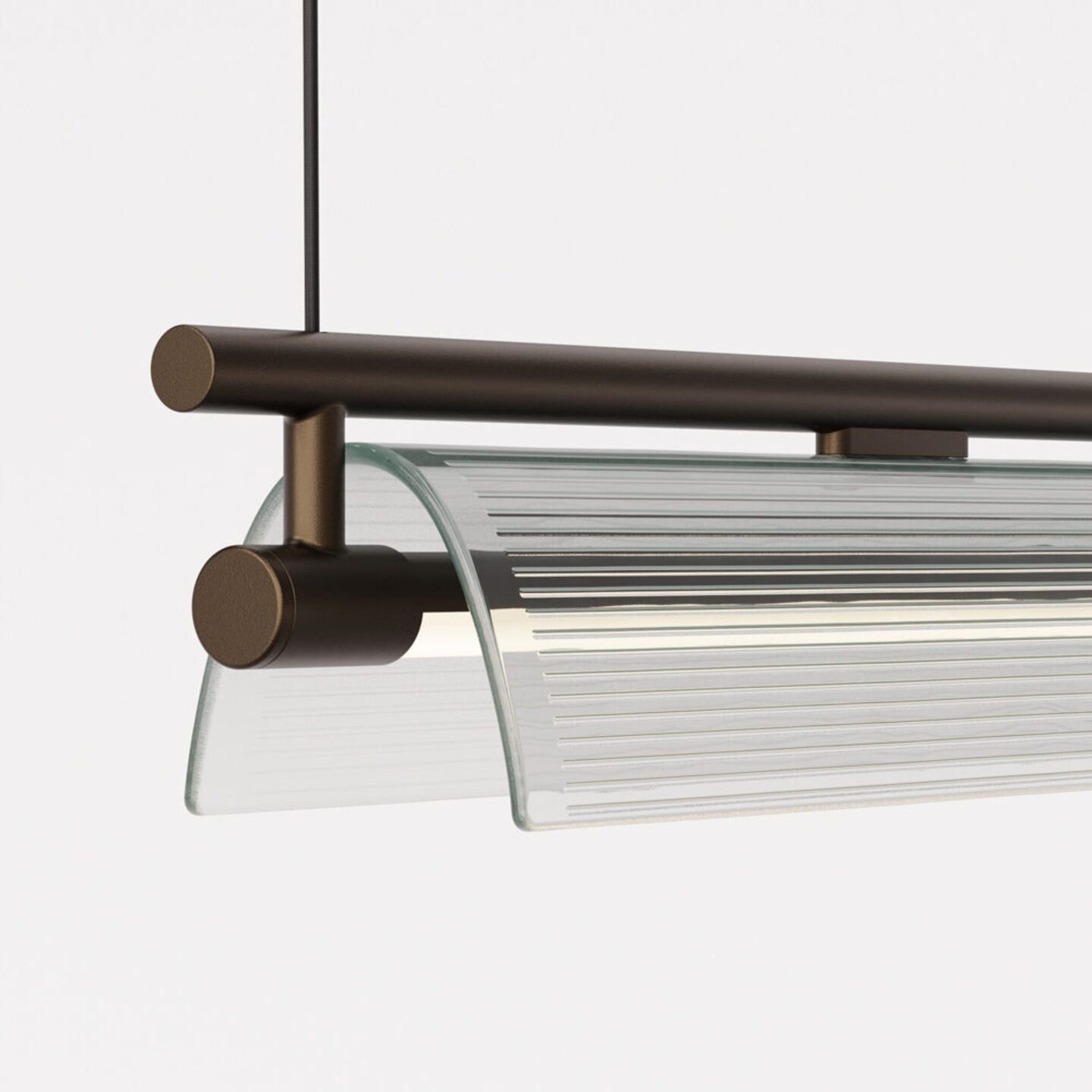 Torii Linear 063 Ribbed Clear & Bronze